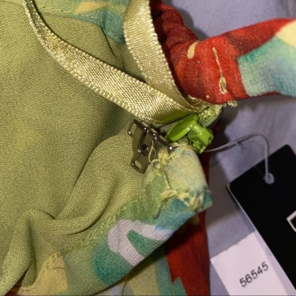 Green Floral Donna Morgan 2 Piece Set size 16 - Picture 6 of 8